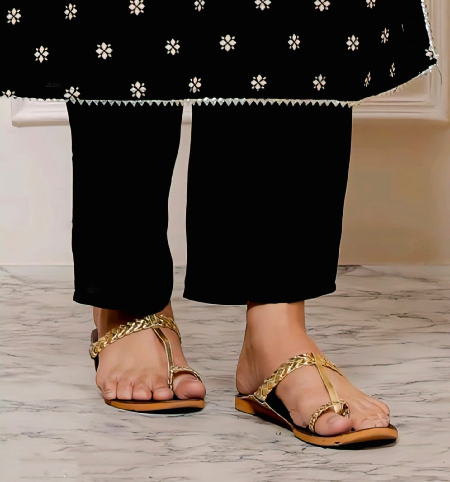 Black Bandhani Embroidered Kurta Set with Dupatta