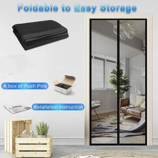 Anti-Mosquito Magnetic Mesh Door Curtains