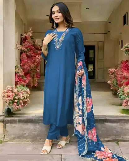 Silk Embroidered Kurta Perfect And Casual For Every Occasion