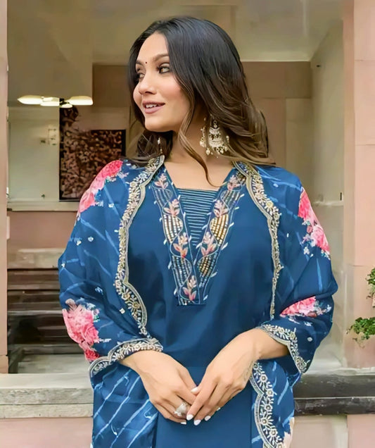 Silk Embroidered Kurta Perfect And Casual For Every Occasion